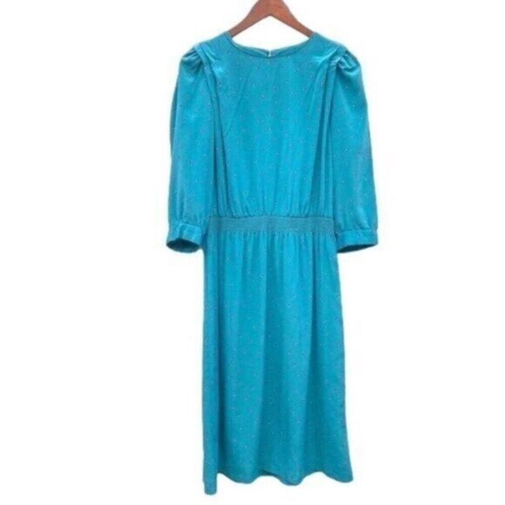 Vintage Karen Stevens Midi Secretary Dress Grannycore